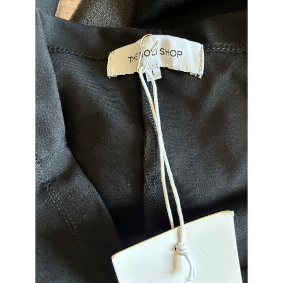 The Noli Shop Ponte Pants Black NWT Size Large - Picture 5 of 5
